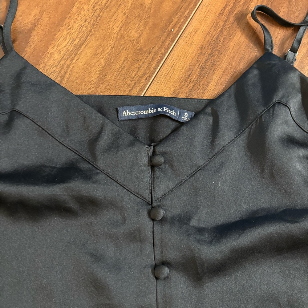 Abercrombie & Fitch Black Satin Camisole